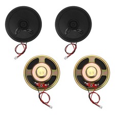 4 Pcs 8 Ohm Small Speaker, 2W 28mm OD Metal Shell Round Magnet Tiny Speaker