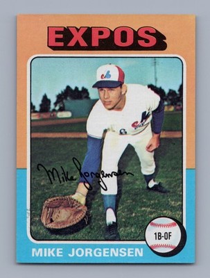 1975 Topps Mini #286 Mike Jorgensen EX-NM (A)