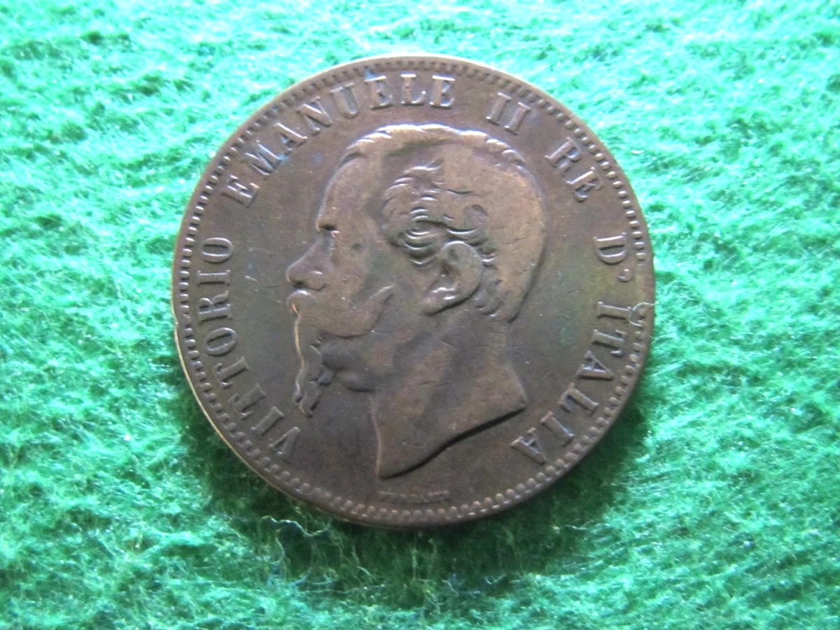 アンティーク 10センテシミ1866年 Italy 10 Centesimi KM 11.3 Prices & Values | NGC