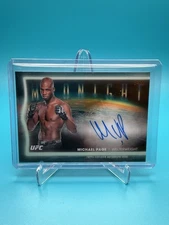 2025 Topps Midnight UFC - Michael Page - Horizon Signatures Auto Green /99