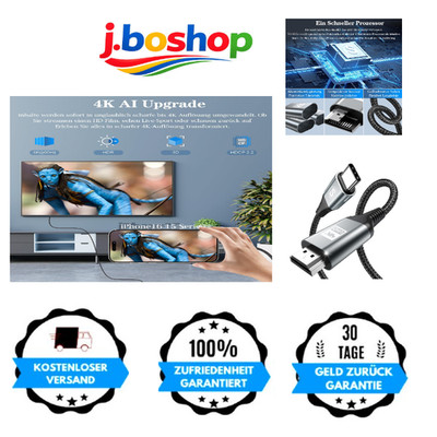 USB C zu HDMI Kabel 4K 60Hz 6 Meter