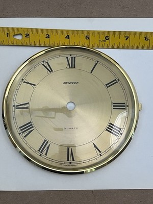 Clock Parts Staiver West Germany Quartz Dial Bezel Domed Glass 6 1/2''