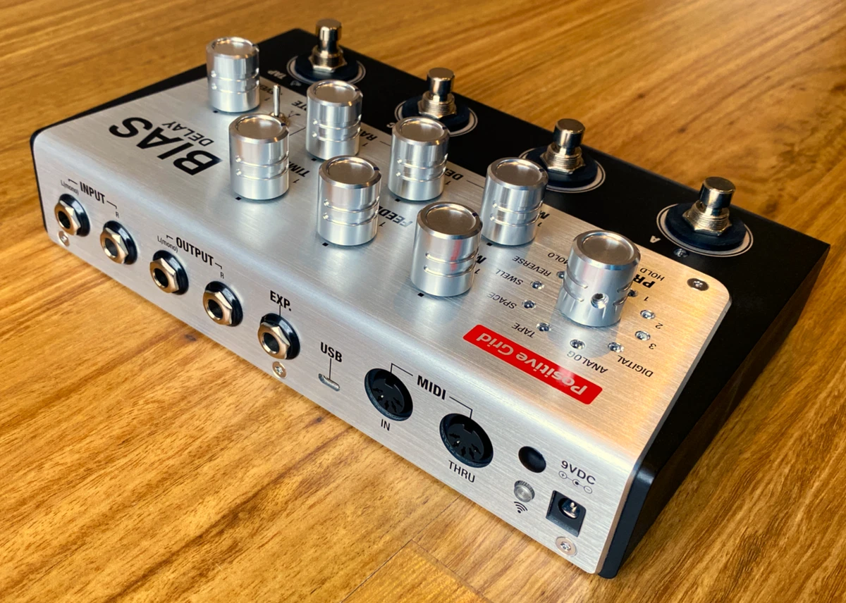 Delay Echo Tape Space Effects Unit Positive Grid BIAS Delay Pro Guitar Pedal!