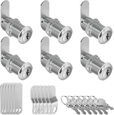 Cabinet Locks with Keys 1-1/2 Long Cam Lock Keyed Alike Secure Files Drawe