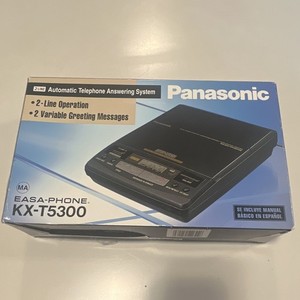 Panasonic Easa-Phone KX-T5300 2-Line Gray Answering Machine w/ Remote Control