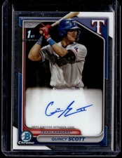 2024 Bowman Chrome - Prospect Autographs #CPA-QS Quincy Scott
