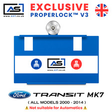 THICK Transit MK7 2000-2014 AS7 Pedal Lock Guard Security Anti-Theft Ford Van