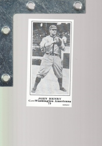 John Henry [Blank Back] #79 1916 M101 5 Sporting News card