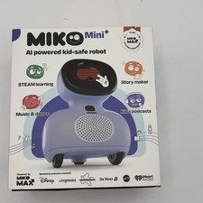 Miko Mini Purple AI Robot Companion for Kids Interactive Learning Smart Toy