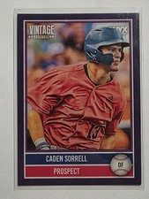 Onyx Authenticated 2026 Onyx Vintage Baseball Caden Sorrell OV-CASO 58/150