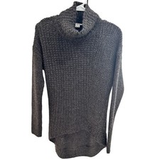 Helmut Lang Chunky Knit Turtleneck Sweater Alpaca Wool Blend Size S