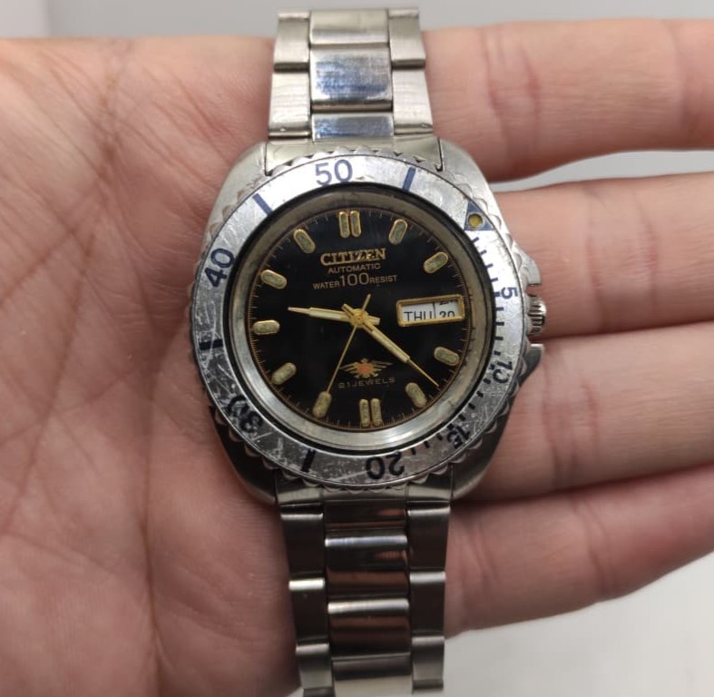 8200 Japan Automatic Restoration Wristwatch CITIZEN Movement 7 21Jewel Eagle for - vintagewatches.pk