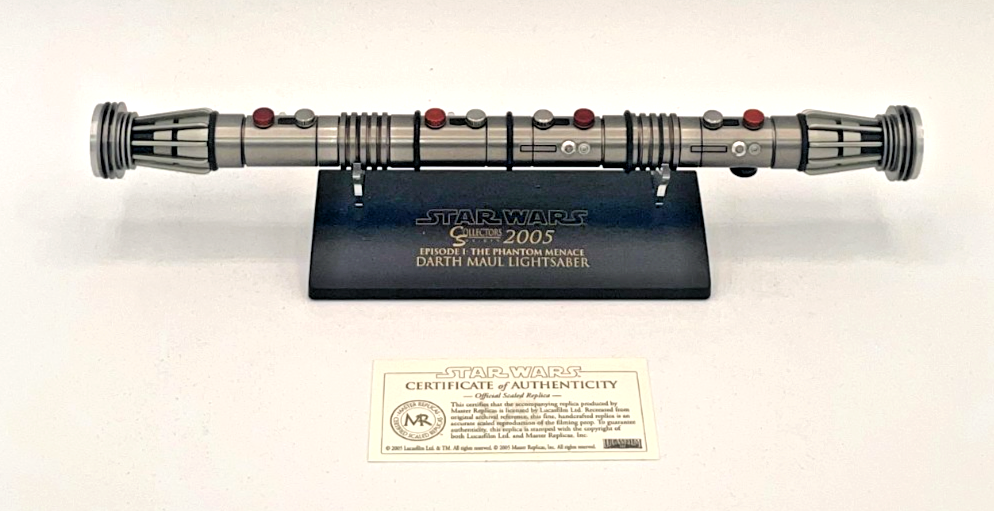 Master Replicas Darth Maul .45 Lightsaber Collectors Society