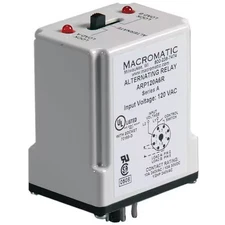 Macromatic Arp120a6r Alternating Relay, Spdt, 120Vac, 10A, 8 Pin