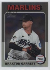 2024 Topps Heritage Chrome Silver Refractor 204/375 Braxton Garrett #319 19nh