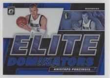 2019 Donruss Optic Elite Dominators Blue Prizm 3/49 Kristaps Porzingis #24 ms9
