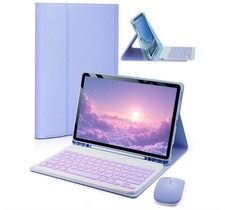 New IPAD AIR 10.9" 4TH GEN. WIRELESS KEYBOARD CASE - Light Blue