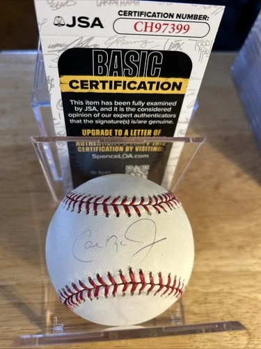 Cal Ripken Jr . Autographed MLB Baseball - JSA COA CH97399