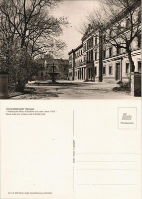 Ansichtskarte Tübingen Neue Aula (vor Umbau und Erweiterung) anno 1927 1960