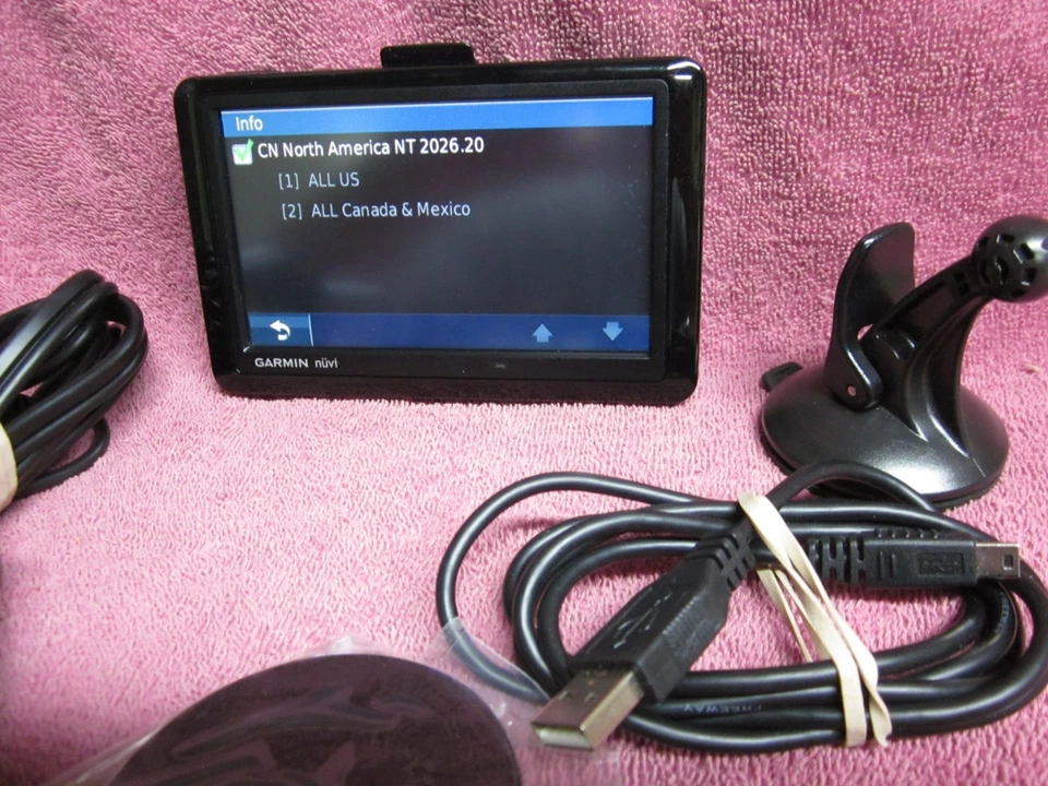 Garmin Nuvi 1490T GPS Updated with Latest Map of NA  Traffic Edition - Image 3 of 4