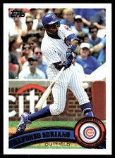 Alfonso Soriano 2011 Topps #356 Chicago Cubs MLB READ FREE SHIPPING AutographDen