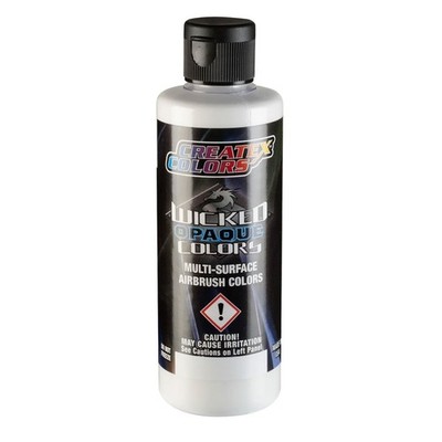(168,08 /1l) Wicked W030 - Opaque White 120ml - Airbrush Farbe - CREATEX 126030