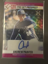 2021 Leaf Pro Set Pink Refractor 4/20 Andrew Painter RC AUTO Phillies 🔥
