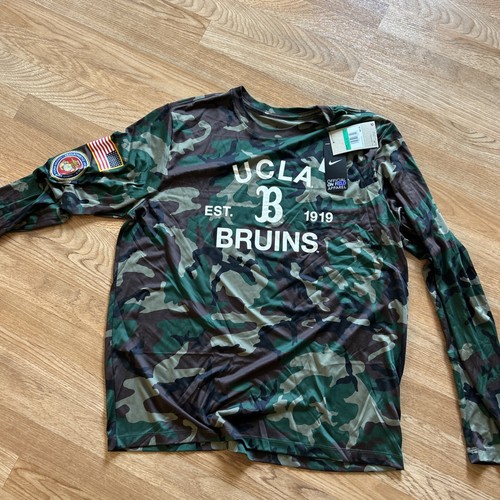 Jordan UCLA Bruins Football On-Field Military Salute to Service Shirt New Xl USA