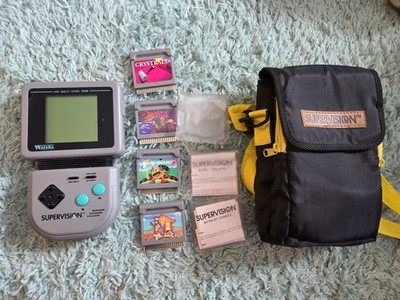 Watara Supervision 4 Games Tested Crystball Kung Fu Street Kabi Island Thunder 