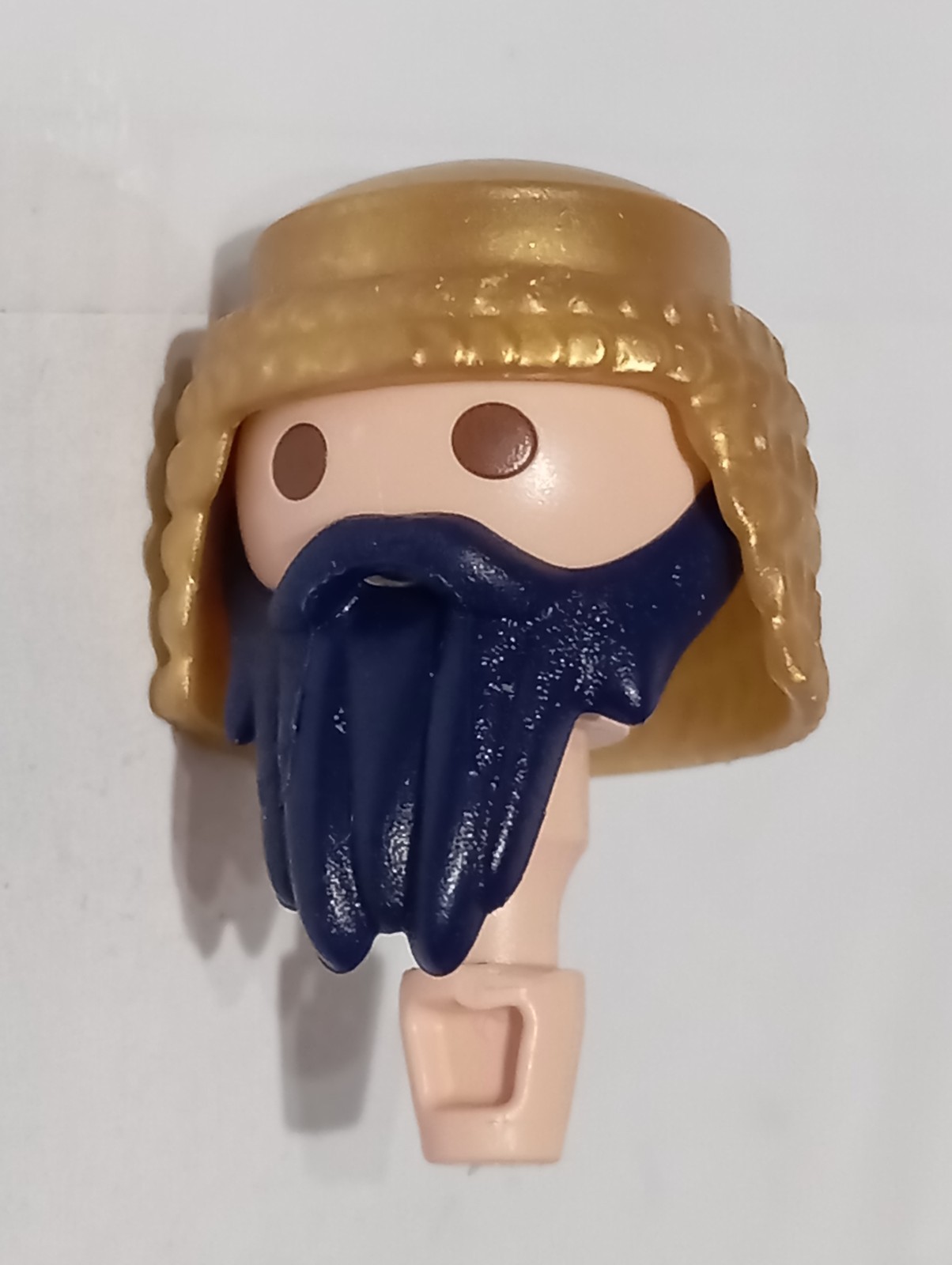 PLAYMOBIL CABEZA PELUCA BARBA PERILLA MALLA CABALLERO MEDIEVAL REY SOLDADO GALO