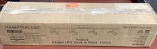 NEW Hampton Bay 2.6’ 4-Lights Black Integrated LED Fixed Track Lighting Kit B137
