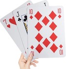 Card deck EVOKK Giant Waterproof Playing Cards Extra Large A4 Size 52 Card Deck