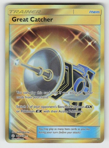 Great Catcher 264/236 Secret Rare Cosmic Eclipse Near Mint