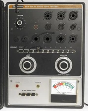 VERY GOOD & WORKING B&K PRECISION 667 SOLID STATE TUBE TESTER & TUBE DATA MANUAL