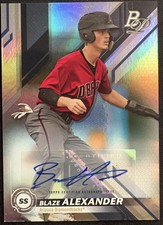 2019 Bowman Platinum Blaze Alexander Top Prospects Auto #TOP-54 Orioles Autograp