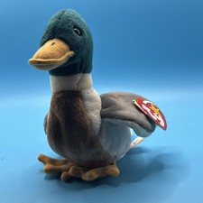 Ty Original Beanie Buddy Jake The Mallard Duck Vintage Retired 1998 Excellent