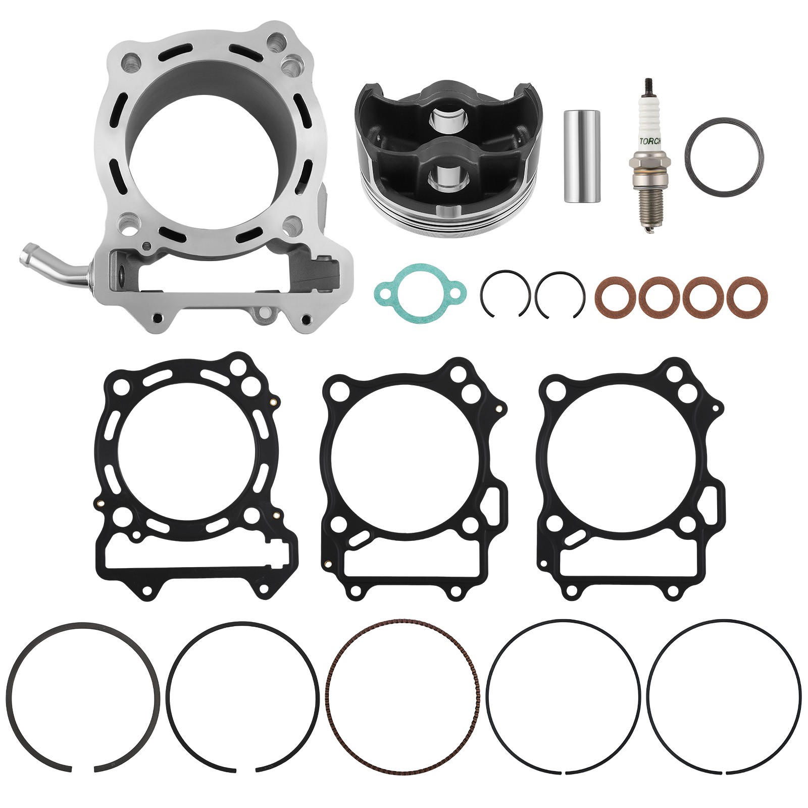 Big Bore Cylinder Piston Gasket Kit For Suzuki Quadsport LTZ400 LTZ 400 2003-14