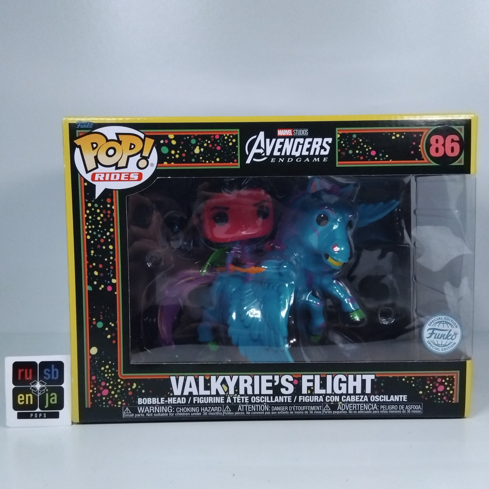 Funko Pop! Marvel Avengers Endgame Blacklight Valkyrie'S Flight #86