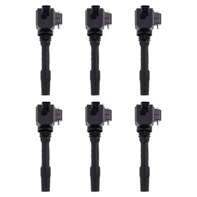 TRQ 6pc Engine Ignition Coil Kit Set for BMW 340i 340i xDrive 3.0L
