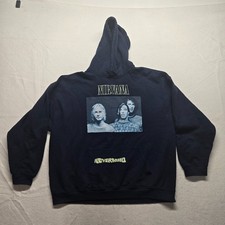 Nirvana Nevermind Smiley Face Kurt Cobain Unisex Hoodie Sweater Size XXL 2XL