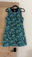 NEW J Crew Womens Sz 6 Vineyard Jacquard A Line Sheath Dress Geometric Stripe