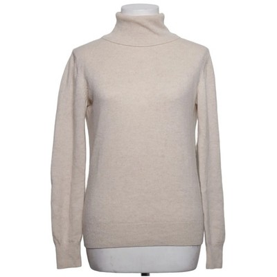 Soft Goat, Rollkragenpullover, Größe: M, Beige, Kaschmir, Einfarbig #TF6