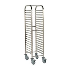 Bourgeat Full Gastronorm Racking Trolley 20 Shelves