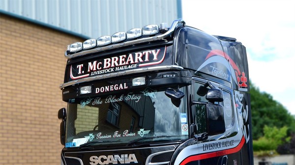 DachträGer +Led +Scheinwerfer + Klar LeuchttüRme FüR Scania P G R 6 Topline Cab-image