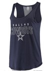 Dallas Cowboys NFL  Ladies Navy Burke Tank Top , size 2X — photo 2