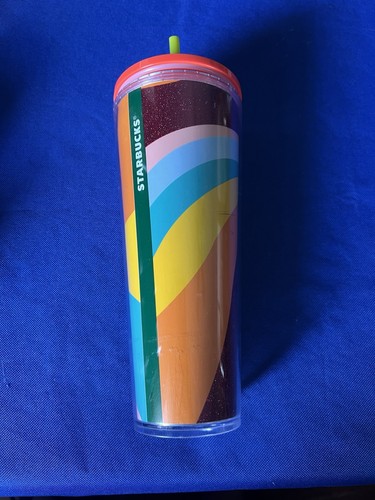 Starbucks 2020 Pride Glitter Siren Rainbow Target Exclusive Tumbler 24 Unzen Rarität - Bild 4 von 4