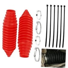 Car Rack and Pinion Boot Kit, 103-3070 Inner Tie Rod Boot Set with Pinion Red