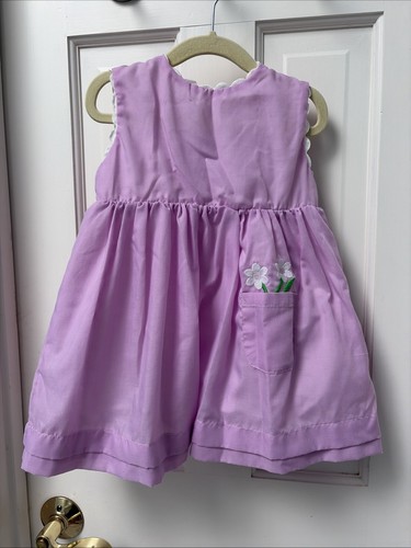 The Oaks Apparel 4T Lilac-Pink Dress