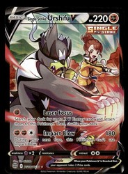 Single Strike Urshifu V TG18/TG30 Brilliant Stars Trainer Gallery Holo