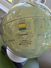 Vintage Nystrom World Globe Sculptural Raised Design 49” Tilt-Axis Metal Stand — photo 7